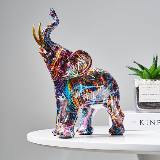 Konst elefant dekoration