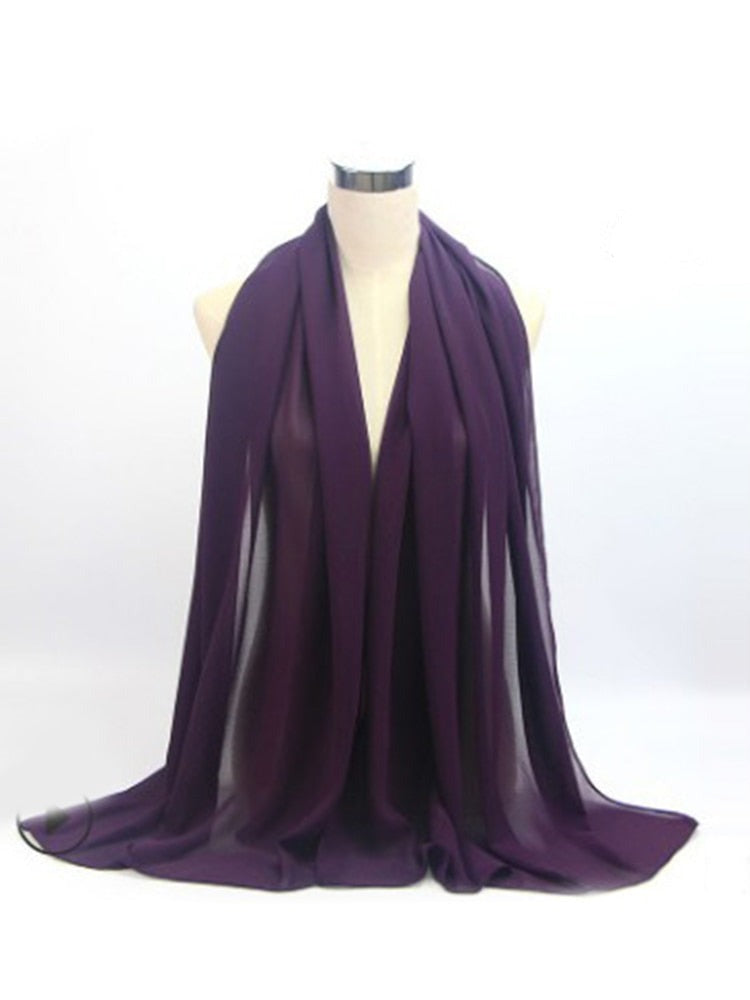 Chiffon Hijab pannband