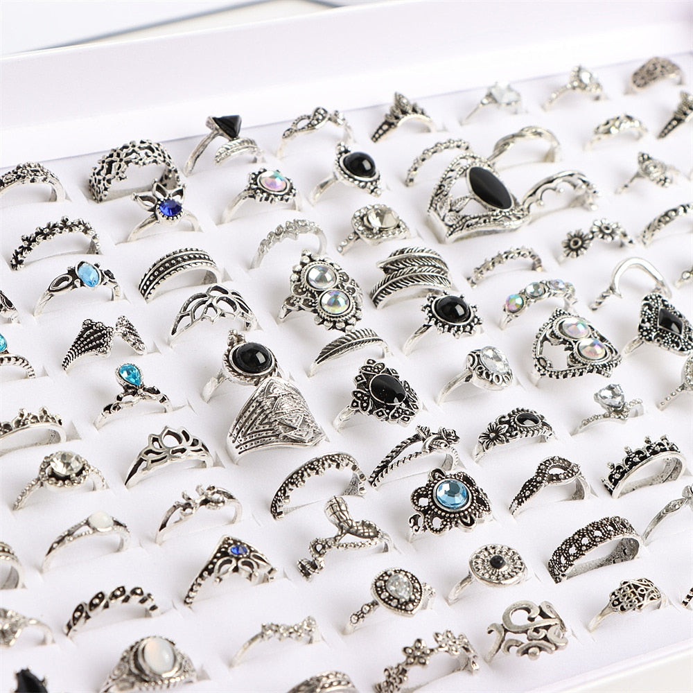 Bohemisk Knävecken Ring Set