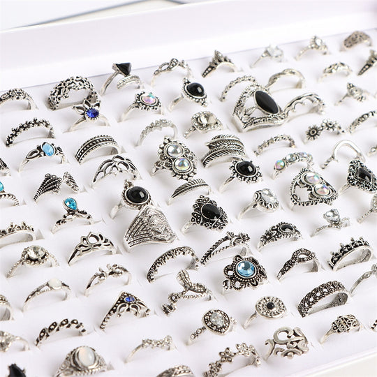 Bohemisk Knävecken Ring Set