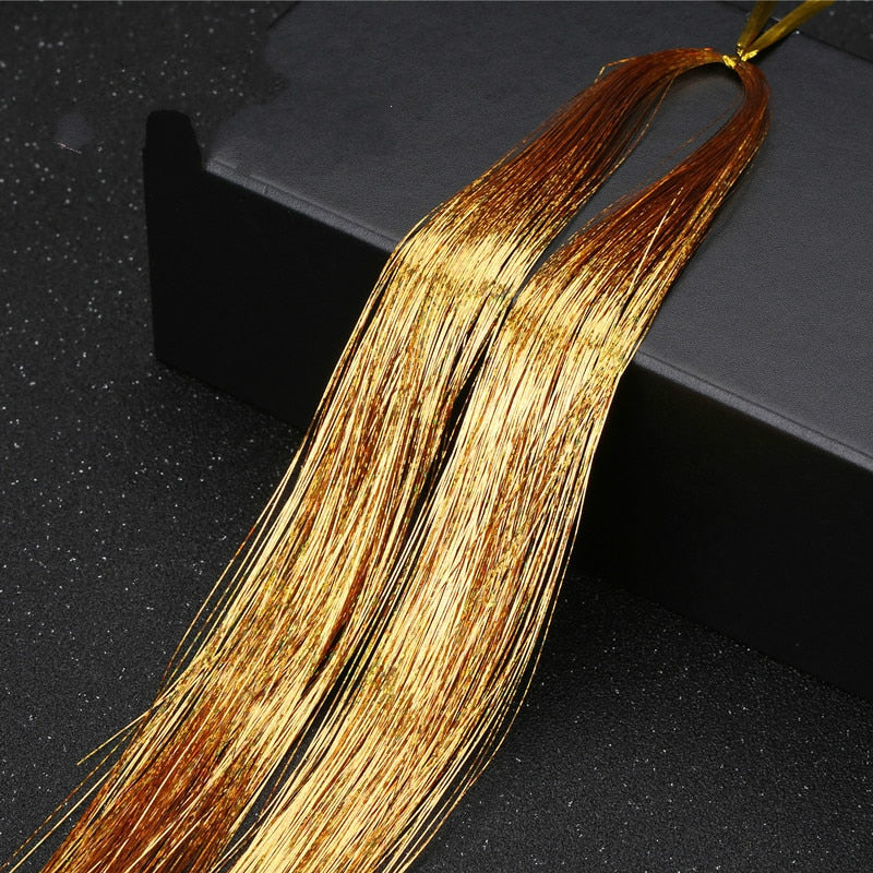 Sparkle Tinsel Silk Hårförlängning