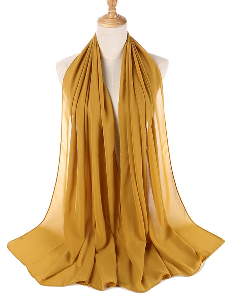 Chiffon Hijab pannband