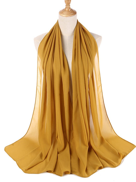 Chiffon Hijab pannband