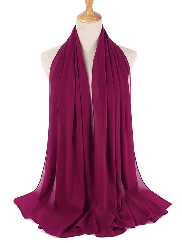 Chiffon Hijab pannband