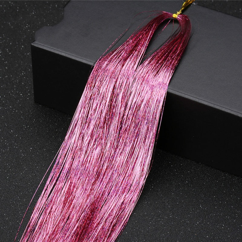 Sparkle Tinsel Silk Hårförlängning
