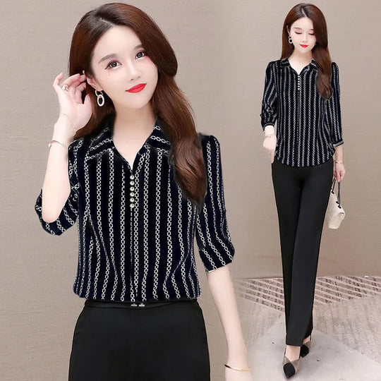 Kvinnors chiffongblus