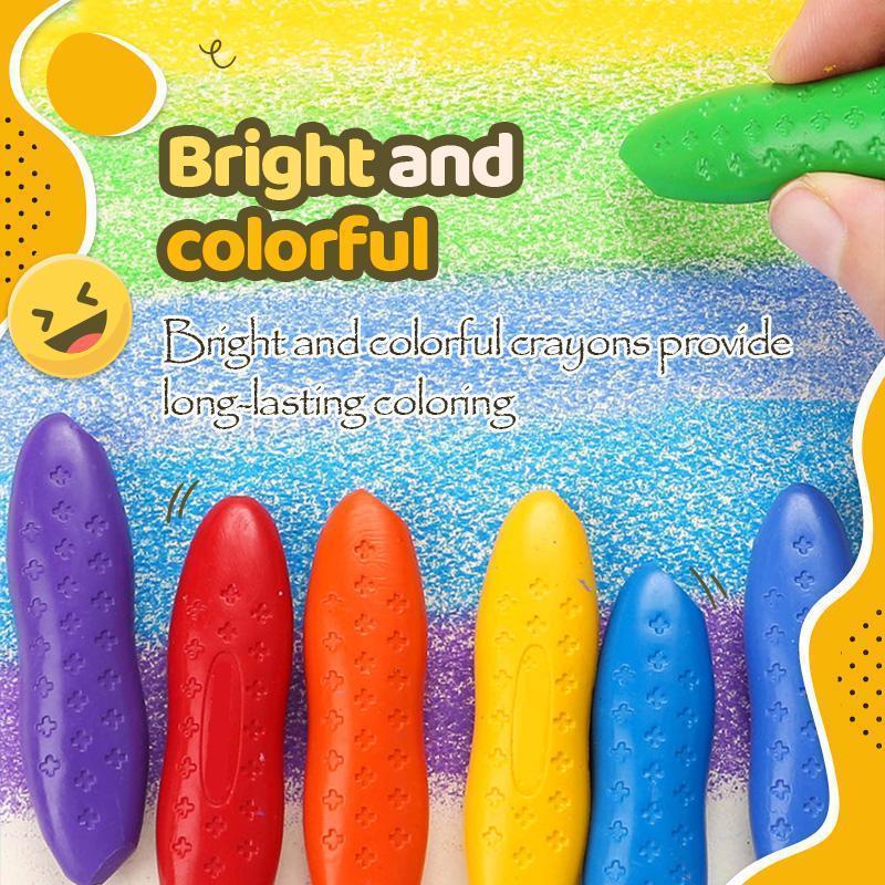 Kid's Tvättbara jordnötskritor i ett Set