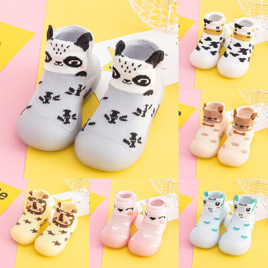 Baby's varma stickade strumpor Skor