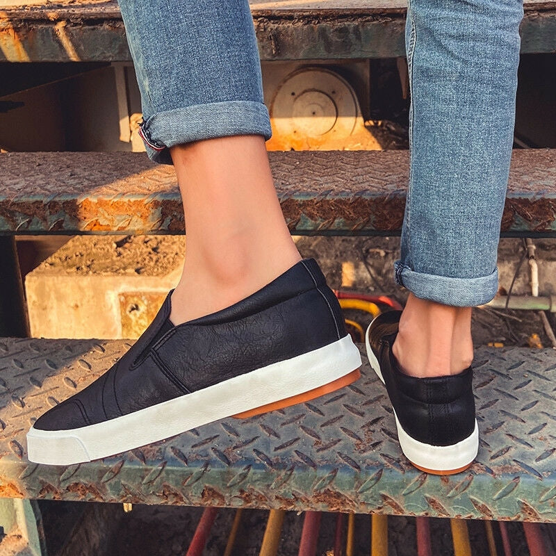 Urban Läder Loafers För Män