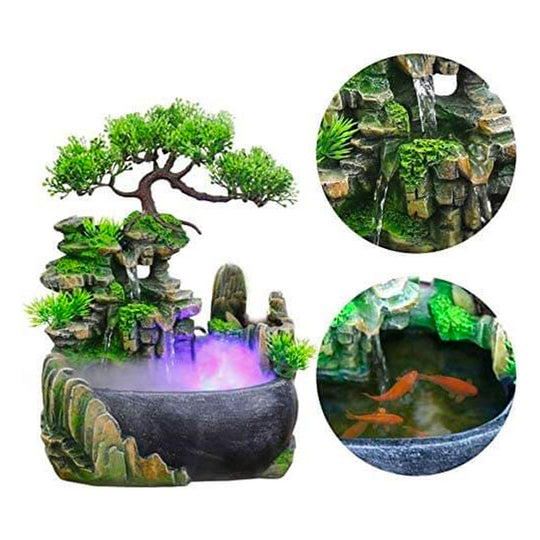 Feng Shui Flödande Vattenfontän