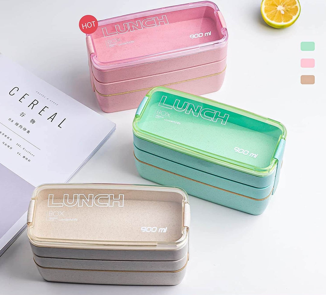 Bento-låda med 3 lager