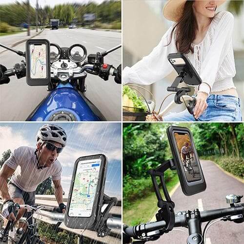 Vattentät cykelmonteringsfodral för telefon