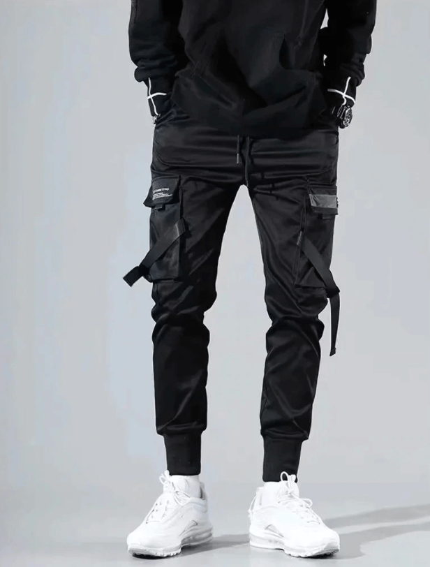Hip Hop Cargo Pants med flera fickor
