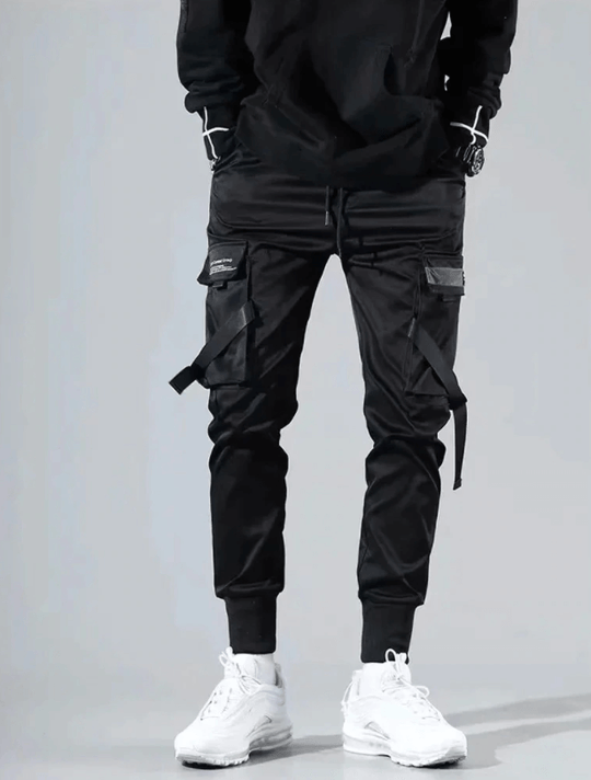 Hip Hop Cargo Pants med flera fickor