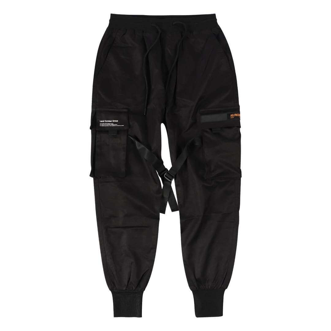 Hip Hop Cargo Pants med flera fickor