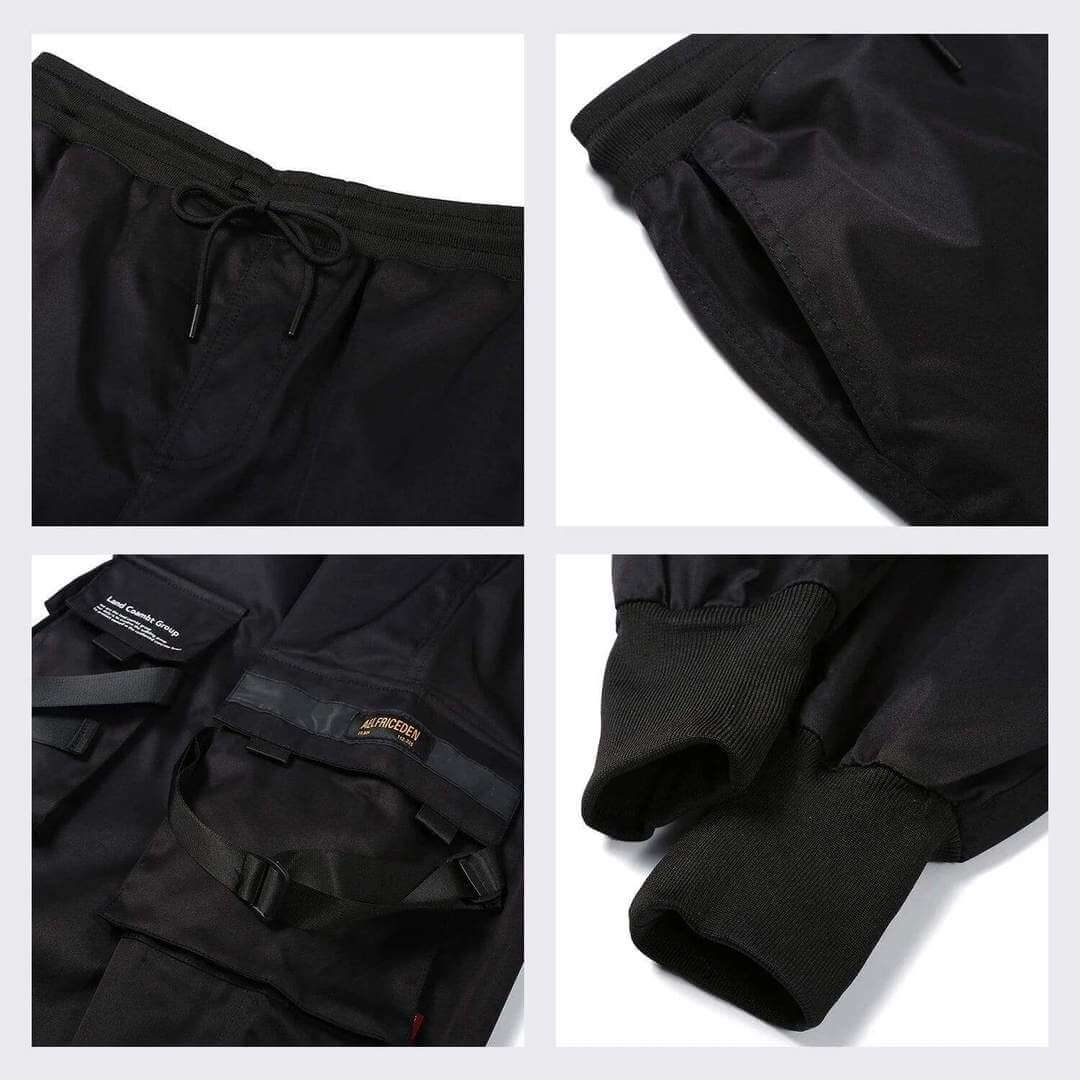 Hip Hop Cargo Pants med flera fickor