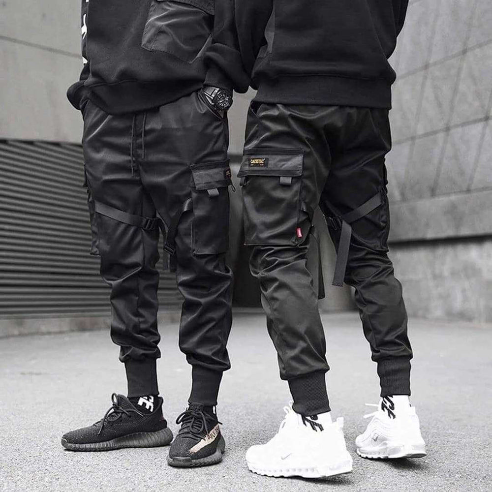 Hip Hop Cargo Pants med flera fickor