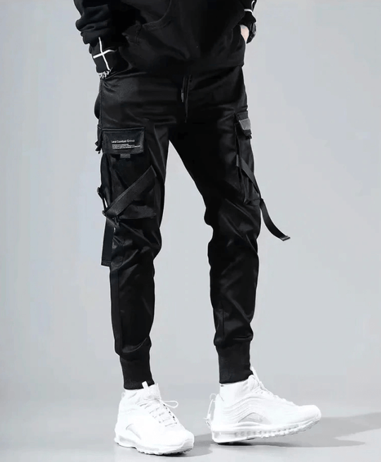 Hip Hop Cargo Pants med flera fickor