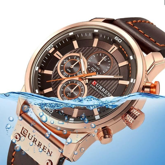 CURREN Chronograph armbandsur för män