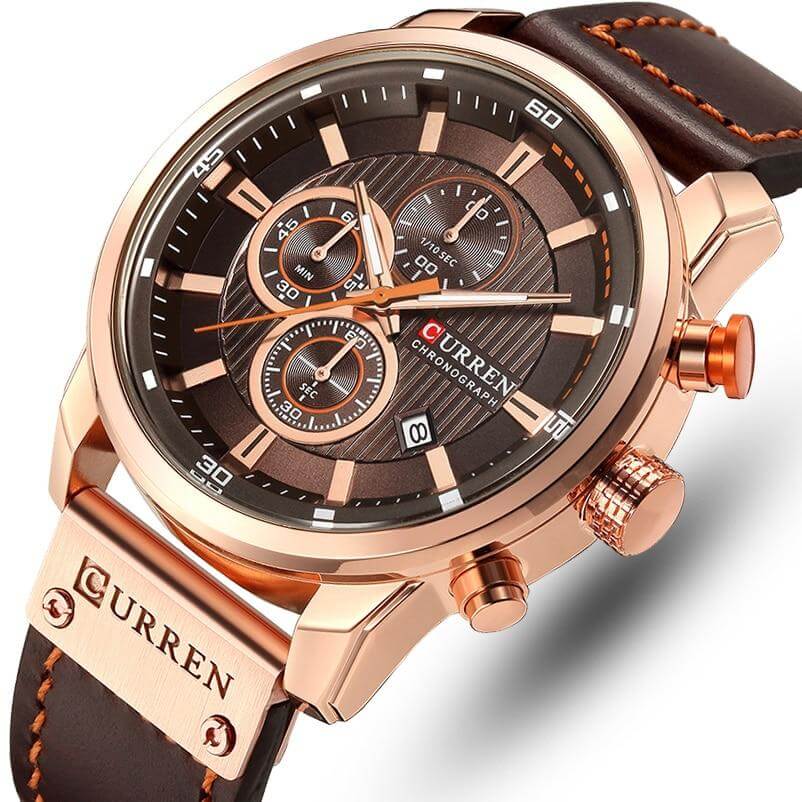 CURREN Chronograph armbandsur för män