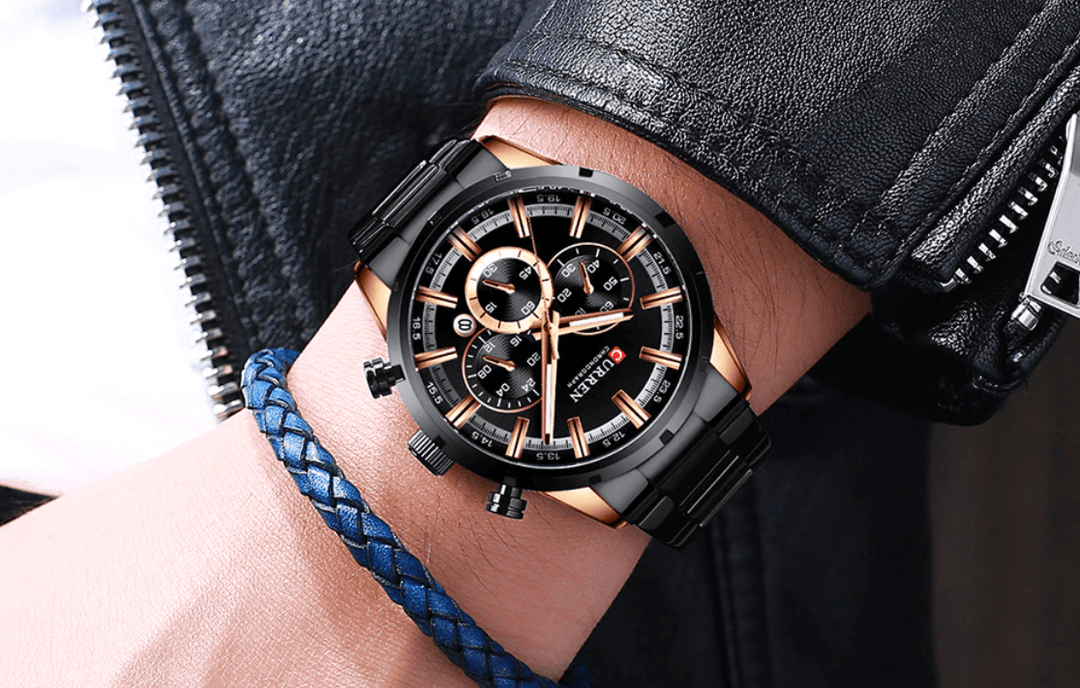 Curren Business Kronograf Klocka