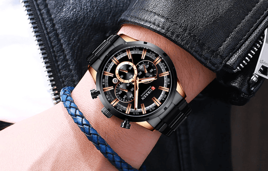 Curren Business Kronograf Klocka