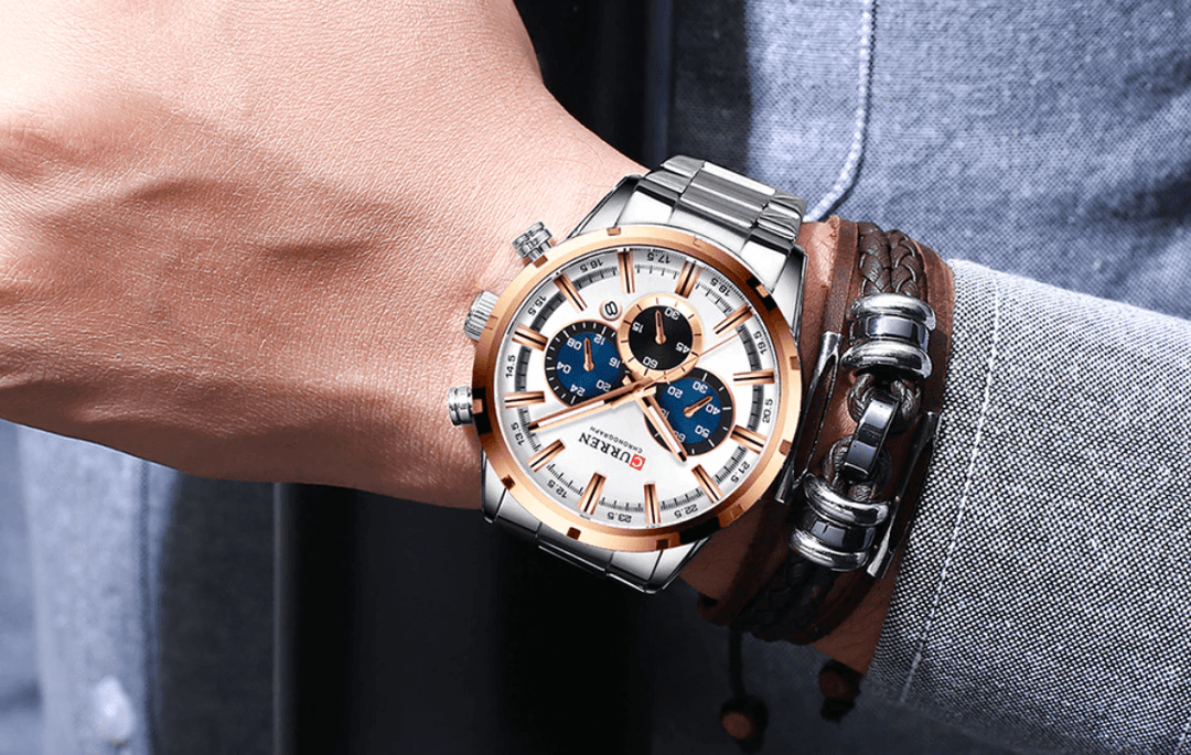 Curren Business Kronograf Klocka