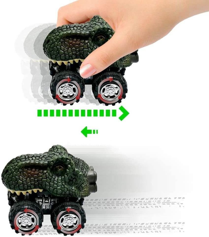 Mini bil för dinosaurier