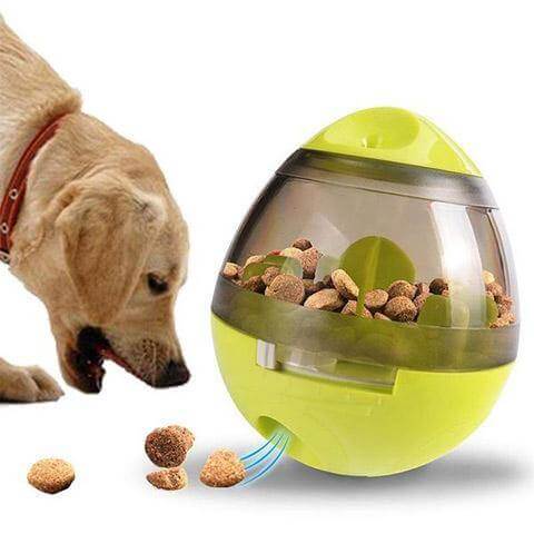 Interaktiv hundmatare boll