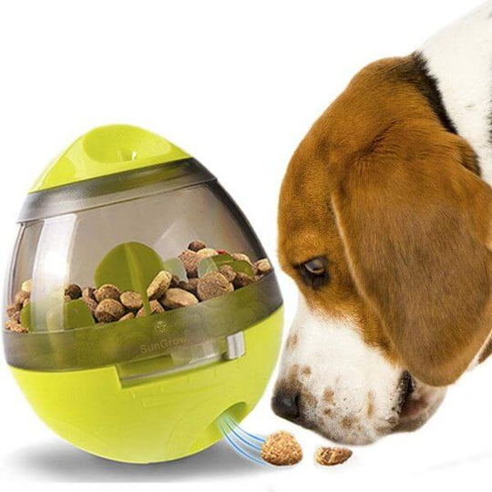 Interaktiv hundmatare boll