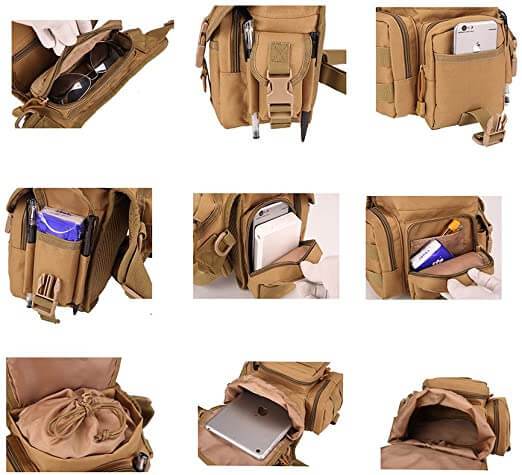 Tactical Drop Leg Bag för män