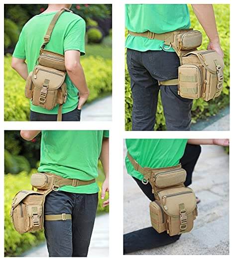 Tactical Drop Leg Bag för män