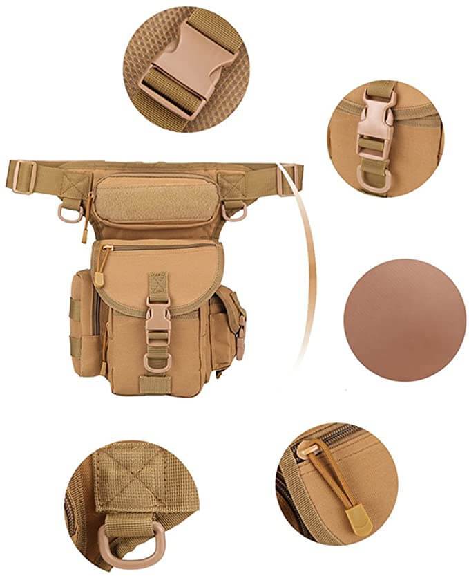 Tactical Drop Leg Bag för män