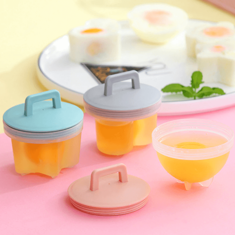 Set med ägg pocherare