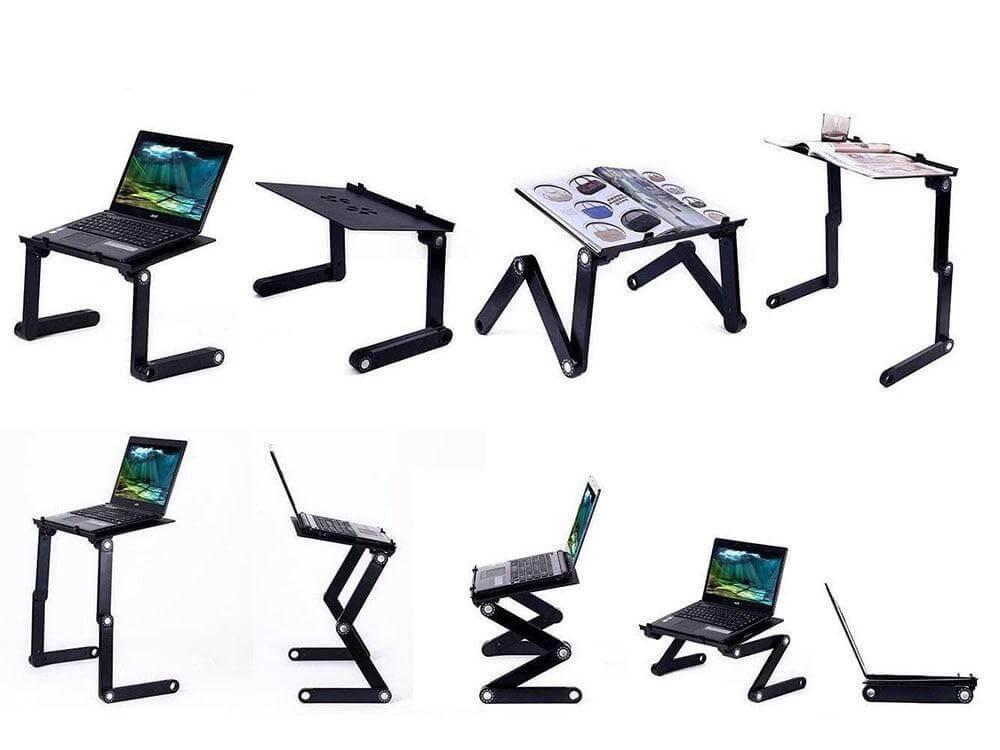 Ergonomiskt justerbart stativ för bärbar dator