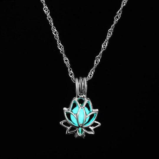 Glödande Lotusblomma Halsband