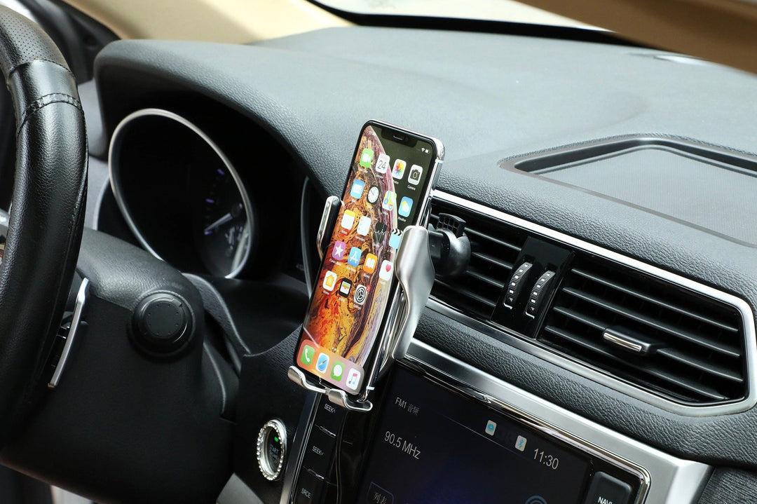 PREMIUM - Auto Clamping Phone Holder | Trådlös laddare