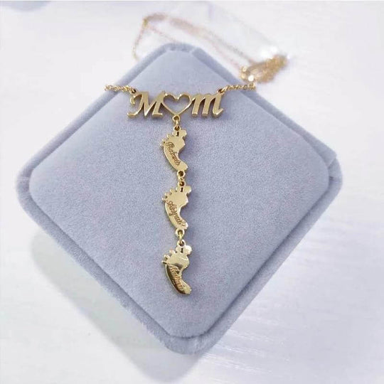 Baby Feet Mom Halsband
