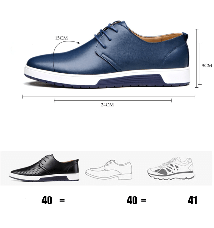 Oxford Läder Casual Skor