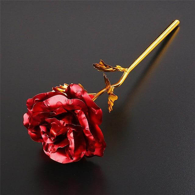24K folie pläterat guld Rose