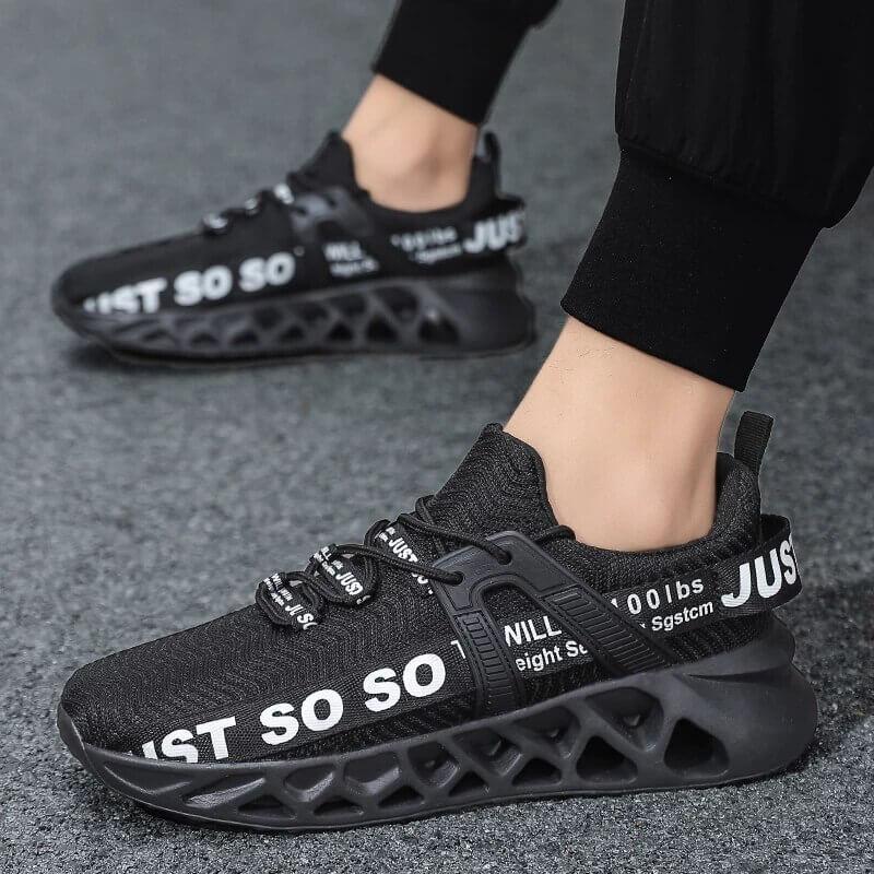 Unisex andningsbara skor med stötdämpning Sneakers