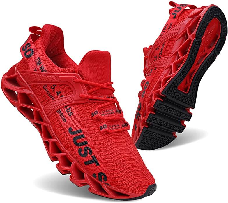Unisex andningsbara skor med stötdämpning Sneakers