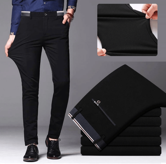 Slim Fit Stretchable formella byxor