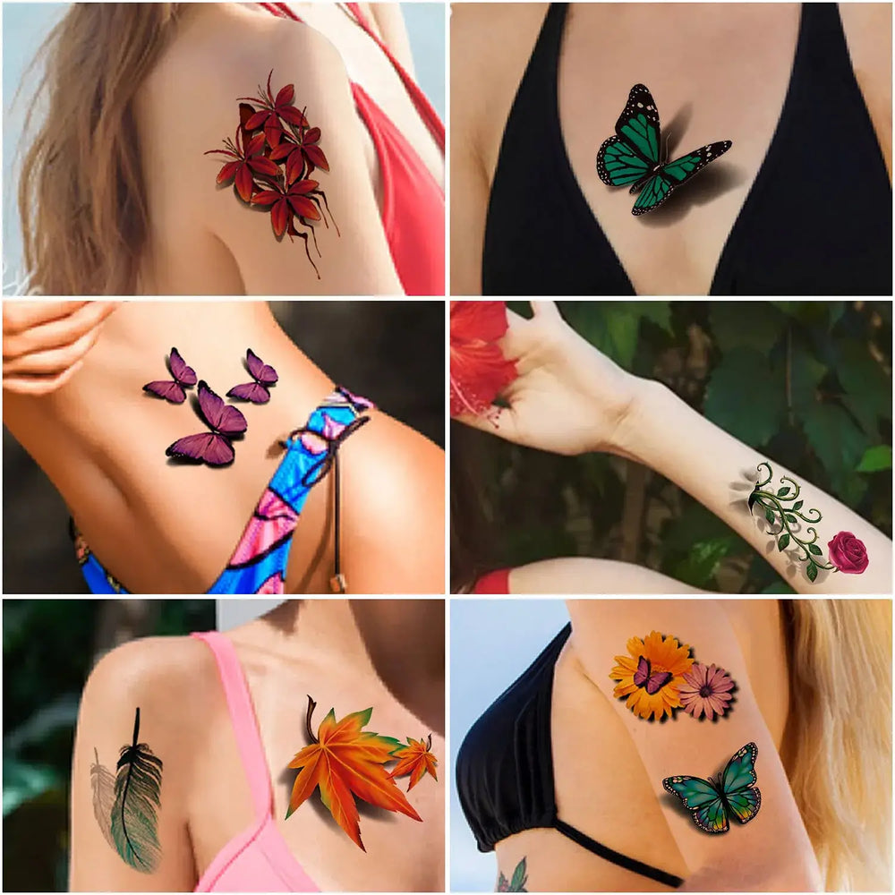 3D Tatuering Klistermärken