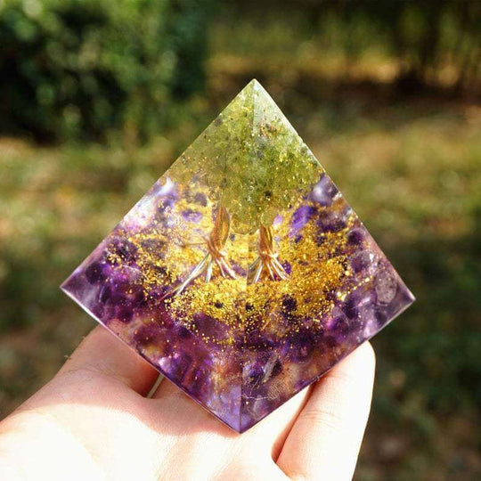 Boom des Levens - Orgonite Piramide Belleza