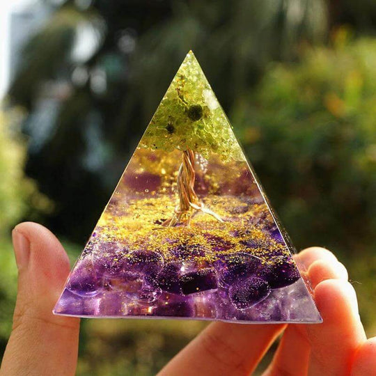 Boom des Levens - Orgonite Piramide Belleza