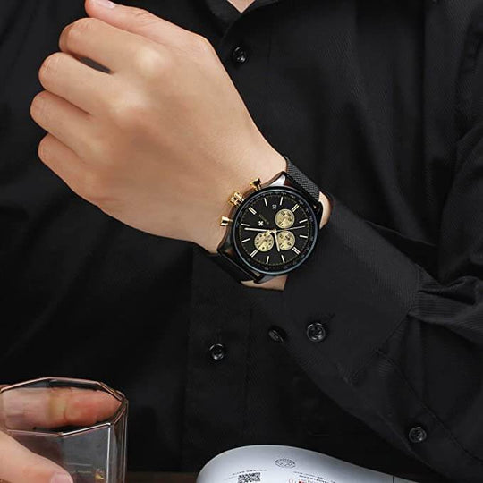 Ultra-tunnt kronografiskt armbandsur