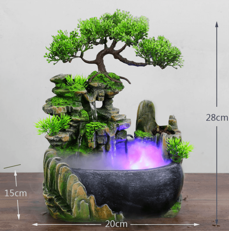 Feng Shui Flödande Vattenfontän